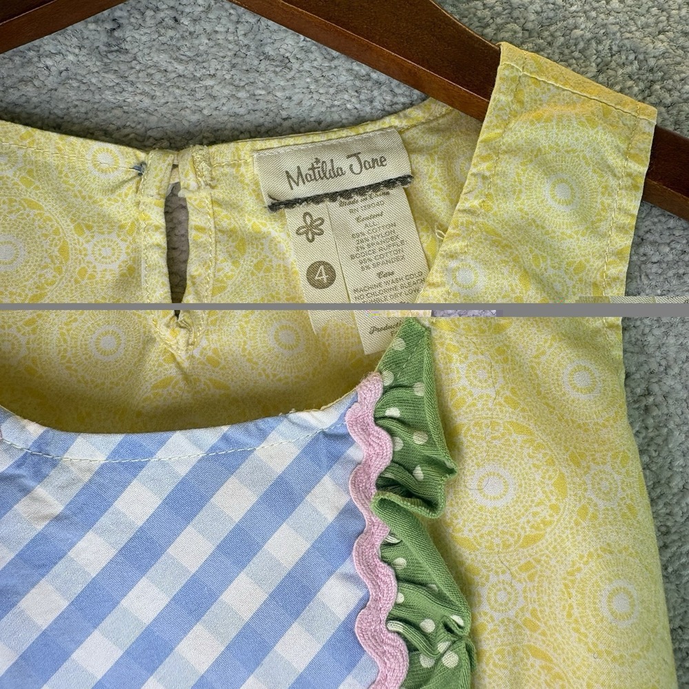 Matilda‎ Jane Take The Cake Top Hello Lovely Girls Cupcakes Tie Back Size 4 - Picture 2 of 7